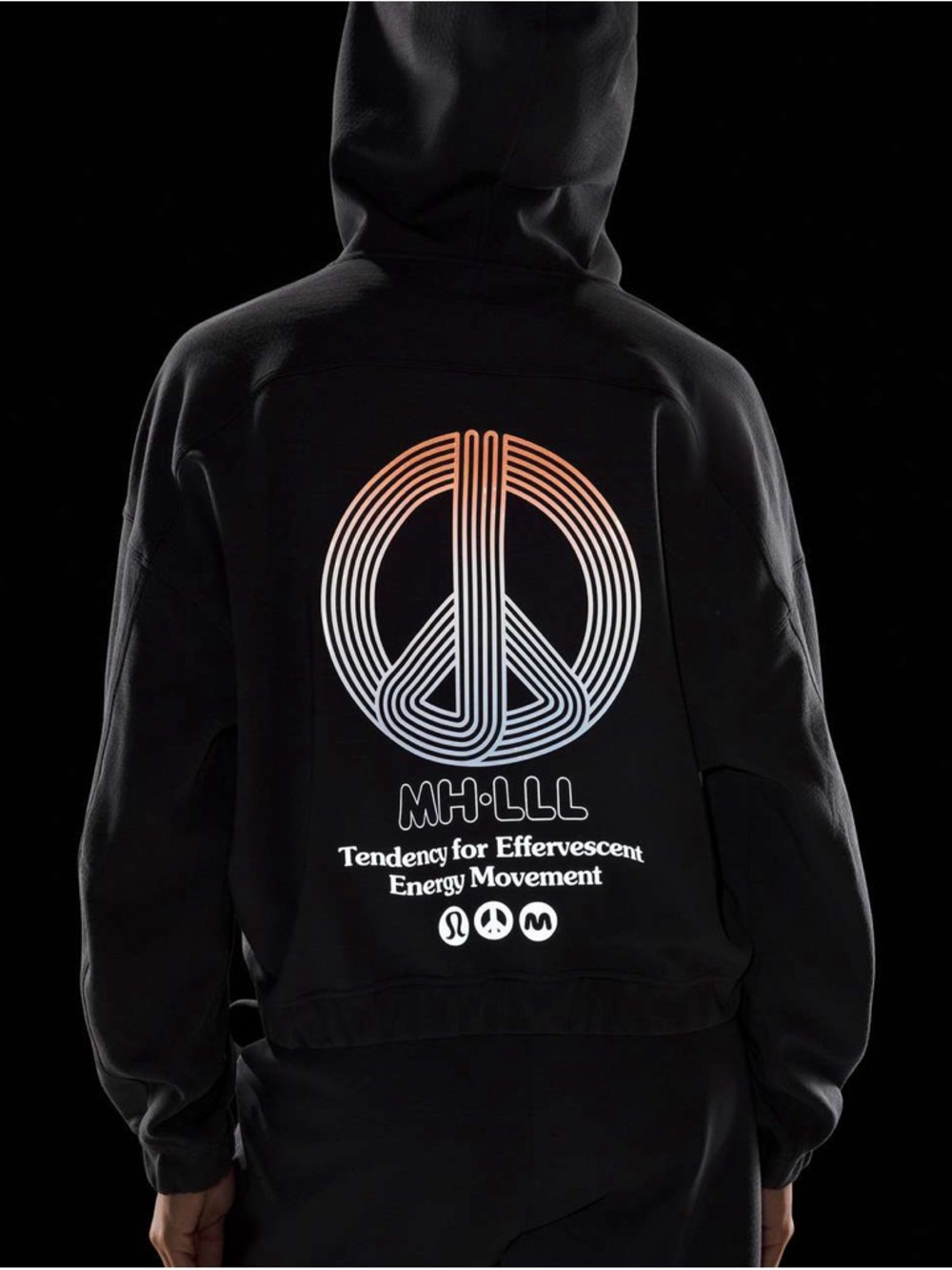 Lululemon x Madhappy Relaxed Cropped Hoodie Black size 2 - Picture 6 of 6